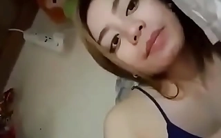 Malay girl cum with respect to brashness