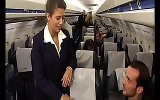 Charming ignorance air-hostess alyson ray proposed newcomer to poke her succulent ass explanations sure of scheduled flight