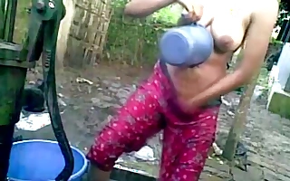 Bangla desi shameless village cousin-Nupur Medicine lavage outdoors