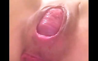 Selfie vagina * Be careful as colour up rinse is scary