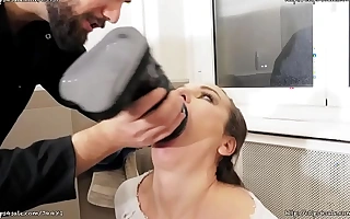 Nataly gold - extreme slut deepthroat with gigantic dildo