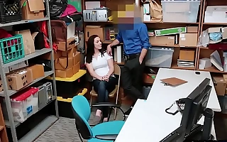 Hot chubby teen got punished for hypocritical a sentry