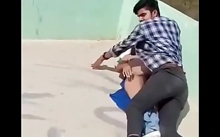 Village Couple caught while fucking on throw a wobbly top