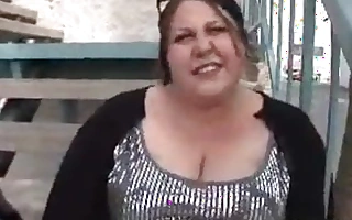 Pretty ssbbw encountered on the street taken home and fucked