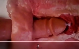 Close up and civilized view of anal sex-toy having it away