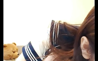 Japanese High School Sailor Cosplay Webcam - http://myxcamgirl.com