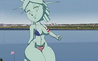 Silhouette of Liberty xxx Tansau (Porn Animation, 18 )
