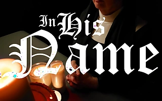 A Sexy MILF Nun is Seduced by Her Priest While She Prays and Worships At The Alter Be fitting of His Cock. "IN HIS NAME"