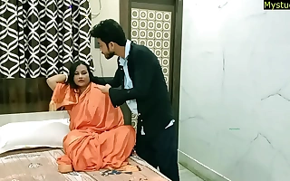 Desi step mummy in law fucked by daughter husband! Viral jobordosti coitus less audio