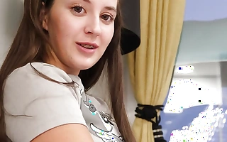 Day 4 Step Sister Walks In Space fully I Masturbating on Her Picture - beautiful cum on facet my stepsis